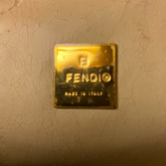 AUTHENTIC Fendi black and brown INFINITY ZUCCA BAG/Pouch measures 6x4 - Picture 7 of 11